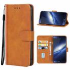 Leather Phone Case For Elephone S7(Brown) - 1
