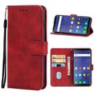 Leather Phone Case For Elephone U(Red) - 1