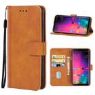 Leather Phone Case For Elephone U Pro(Brown) - 1