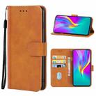 Leather Phone Case For Infinix Smart 4C(Brown) - 1