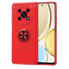 For Honor X30 5G Ring Holder 360 Degree Rotating TPU Case(Red) - 1