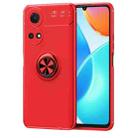 For Honor Play 30 Plus Ring Holder 360 Degree Rotating TPU Case(Red) - 1