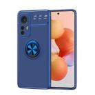 For Xiaomi 12 Ring Holder 360 Degree Rotating TPU Case(Blue) - 1