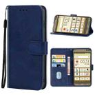 Leather Phone Case For Kyocera Basio 3(Blue) - 1