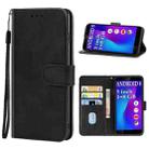 Leather Phone Case For Leangoo Z10(Black) - 1