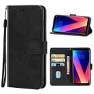 Leather Phone Case For LG V30+(Black) - 1