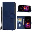 Leather Phone Case For LG X power 3(Blue) - 1