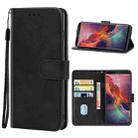 Leather Phone Case For Oukitel K10(Black) - 1