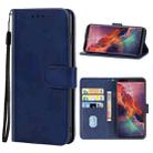 Leather Phone Case For Oukitel K10(Blue) - 1