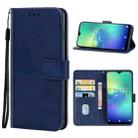 Leather Phone Case For Oukitel C15 Pro(Blue) - 1