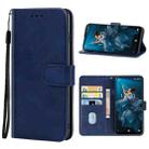 Leather Phone Case For Oukitel C17 / C17 Pro(Blue) - 1