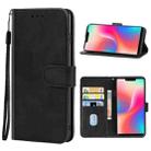 Leather Phone Case For Sharp Aquos S3(Black) - 1