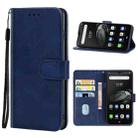 Leather Phone Case For Ulefone Armor 7E(Blue) - 1