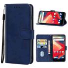Leather Phone Case For Ulefone Armor X2(Blue) - 1
