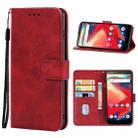 Leather Phone Case For Ulefone Armor X2(Red) - 1