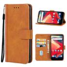 Leather Phone Case For Ulefone Armor X2(Brown) - 1