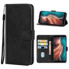 Leather Phone Case For Ulefone P6000 Plus(Black) - 1