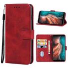 Leather Phone Case For Ulefone P6000 Plus(Red) - 1