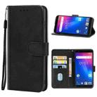 Leather Phone Case For Ulefone S1(Black) - 1