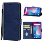 Leather Phone Case For UMIDIGI Power(Blue) - 1