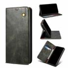 For Huawei nova 8i / Honor 50 Lite Simple Wax Crazy Horse Texture Leather Phone Case(Dark Green) - 1