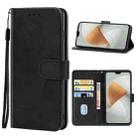 Leather Phone Case For vivo V23 Pro(Black) - 1