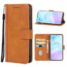 Leather Phone Case For ZTE Axon A31 Ultra 5G(Brown) - 1