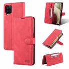 For Samsung Galaxy A12(5G) AZNS Dream II Skin Feel PU+TPU Horizontal Flip PU Phone Case(Red) - 1