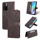 For Xiaomi Redmi Note 11 Pro(5G) AZNS Dream II Skin Feel PU+TPU Horizontal Flip PU Phone Case(Coffee) - 1