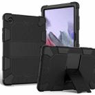 For Samsung Galaxy Tab A8 10.5 2021 Two-Color Robot Silicone + PC Tablet Case(Black) - 1