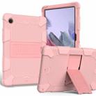 For Samsung Galaxy Tab A8 10.5 2021 Two-Color Robot Silicone + PC Tablet Case(Rose Gold) - 1
