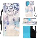 For Samsung Galaxy S22 Ultra 5G 3D Painting Flip Leather Case with Holder(Fantasy Wind Chimes) - 1