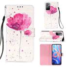 For Xiaomi Redmi Note 11 3D Painting Flip Leather Case with Holder(Flower) - 1