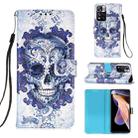 For Xiaomi Redmi Note 11 Pro 3D Painting Flip Leather Case with Holder(Cloud Skull) - 1