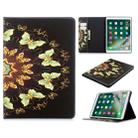 For iPad 10.2 Colored Drawing Pattern Horizontal Flip PU Leather Case with Holder & Card Slots & Wallet(Butterfly) - 1