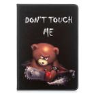 For iPad 10.2 Colored Drawing Pattern Horizontal Flip PU Leather Case with Holder & Card Slots & Wallet(Bear) - 2