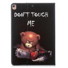 For iPad 10.2 Colored Drawing Pattern Horizontal Flip PU Leather Case with Holder & Card Slots & Wallet(Bear) - 3