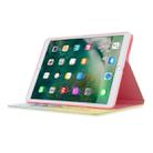 For iPad 10.5 inch Colored Drawing Pattern Horizontal Flip PU Leather Case with Holder & Card Slots & Wallet(Feather) - 5