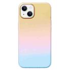 For iPhone 13 ROCK Aurora TPU + PET Protective Phone Case(Aurora Gold) - 1