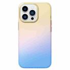 For iPhone 13 Pro Max ROCK Aurora TPU + PET Protective Phone Case (Aurora Blue) - 1