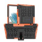For Samsung Galaxy Tab A8 10.5 (2021) Tire Texture TPU + PC Tablet Case(Orange) - 1