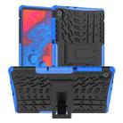 For Lenovo M10 Plus / Tab K10 Tire Texture TPU + PC Tablet Case(Blue) - 1