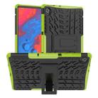 For Lenovo M10 Plus / Tab K10 Tire Texture TPU + PC Tablet Case(Green) - 1