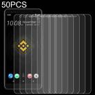 50 PCS 0.26mm 9H 2.5D Tempered Glass Film For HTC EXODUS 1 - Binance Edition - 1