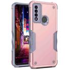 For TCL 20 XE Non-slip Armor Phone Case(Rose Gold) - 1
