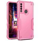 For TCL 20 XE Non-slip Armor Phone Case(Pink) - 1