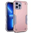 For iPhone 13 Pro Max Non-slip Armor Phone Case (Rose Gold) - 1