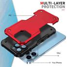 For iPhone 13 Pro Non-slip Armor Phone Case (Red) - 3