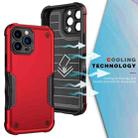 For iPhone 13 Pro Non-slip Armor Phone Case (Red) - 7