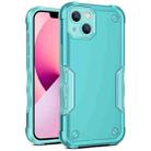 For iPhone 13 Non-slip Armor Phone Case(Mint Green) - 1